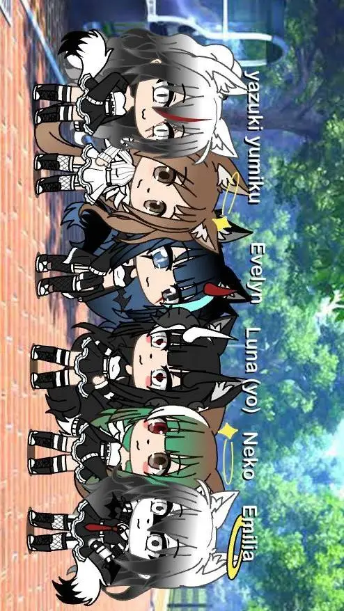 ai character: viviendo con creep background