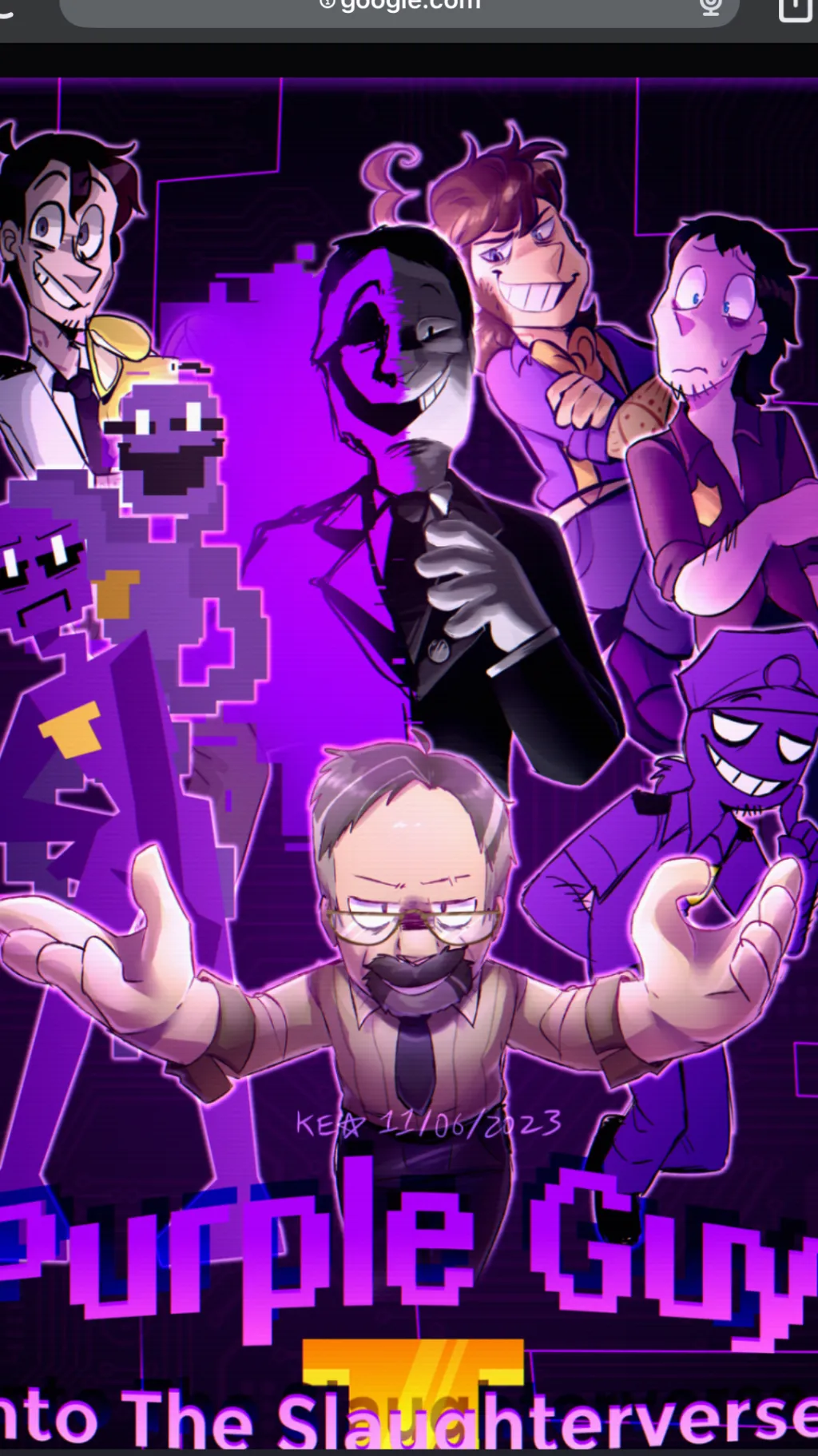 ai character: Mha+fnaf background