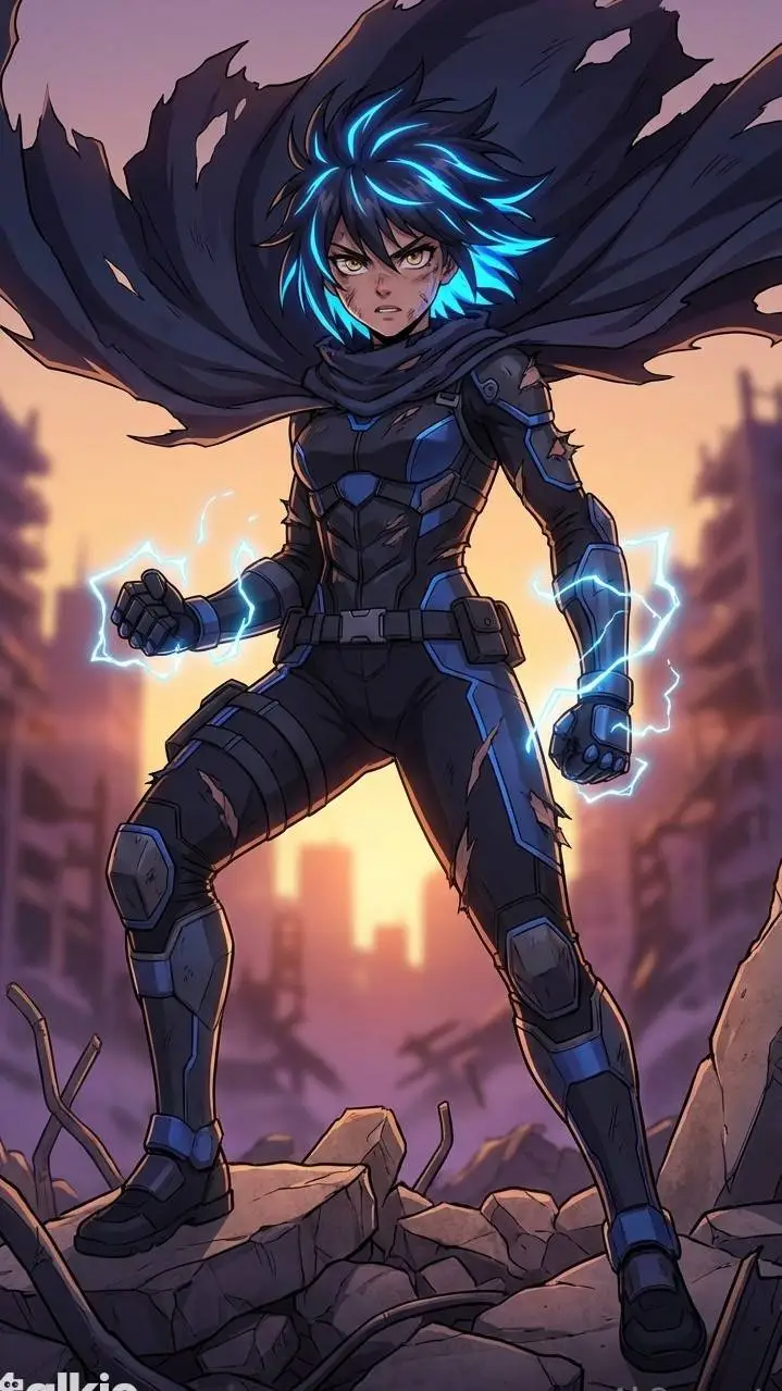 ai character: girls rule boy mha background