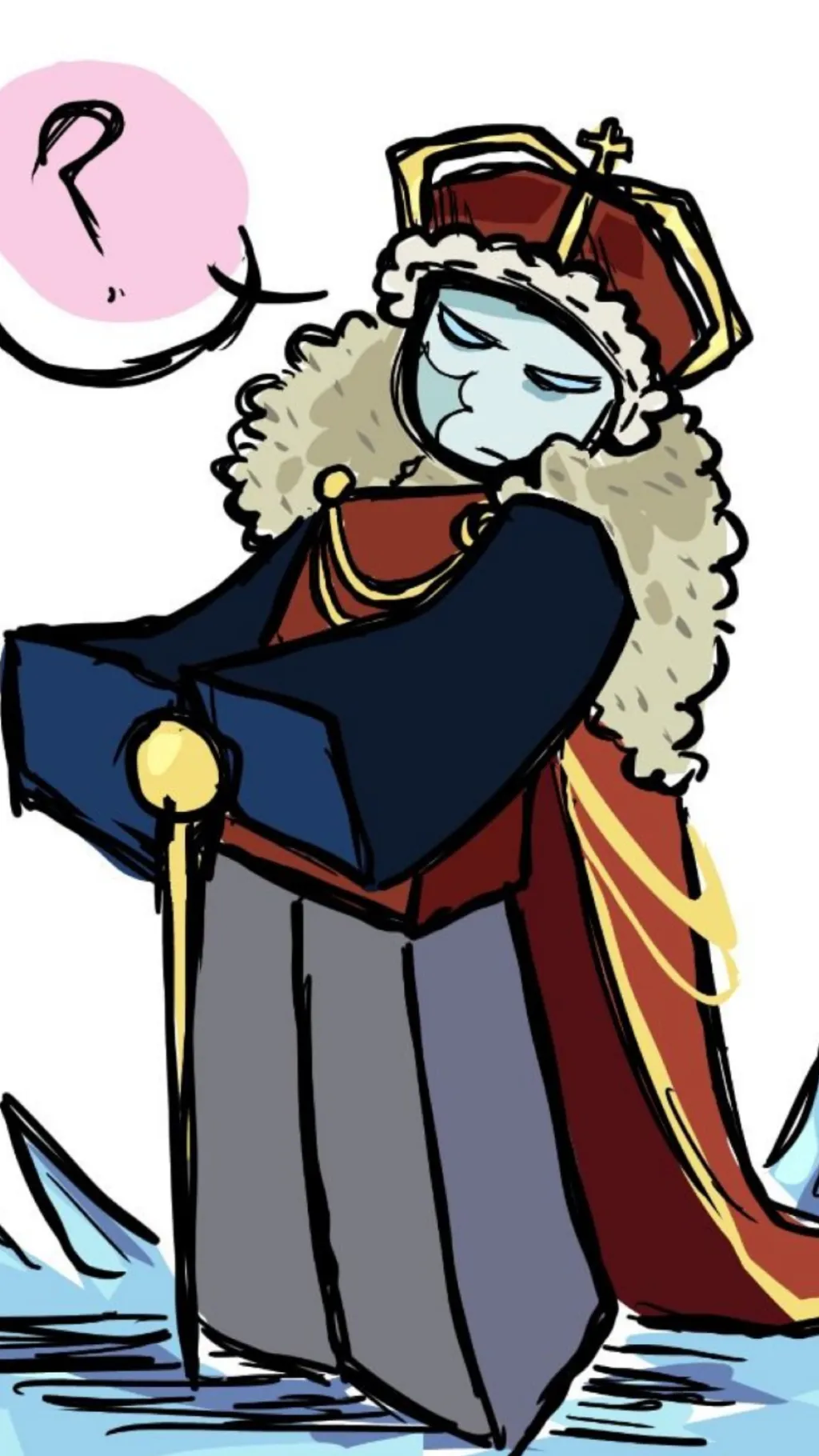 ai character: King x cruel king background