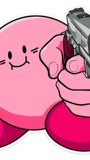 ai character: Evil Kirby background