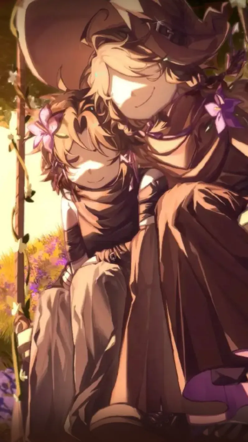 ai character: Azure x two times background