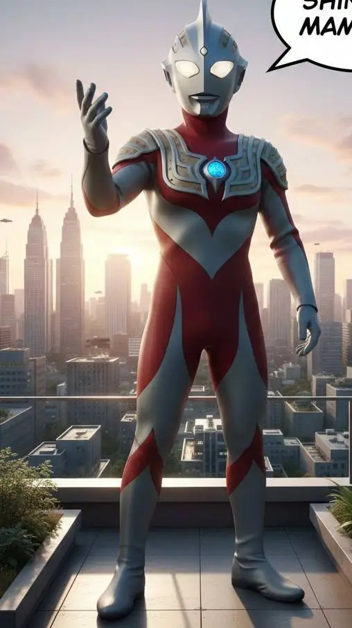 ai character: talking ultraman background