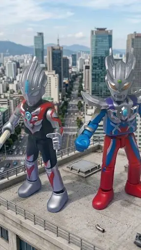 ai character: zero & orb background