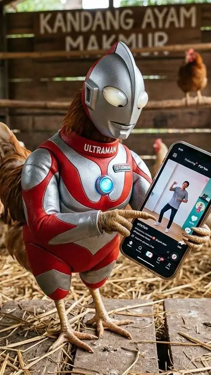 ai character: ultrachicken background