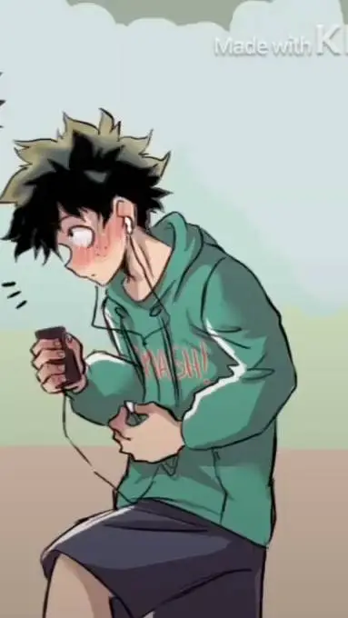 ai character: izuku midoriya background