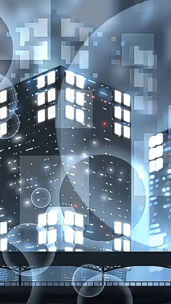 ai character: Ciudad futuristica background