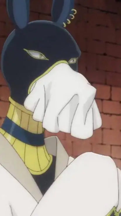 ai character: Sirius anubis background