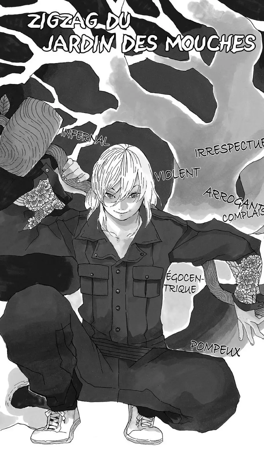 ai character: Zigzag saito background