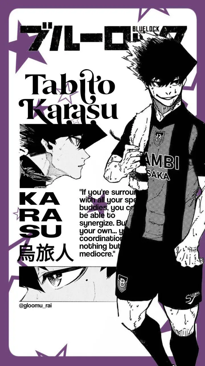 ai character: Karasu tabito background