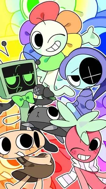 ai character: Dandys world inf  background