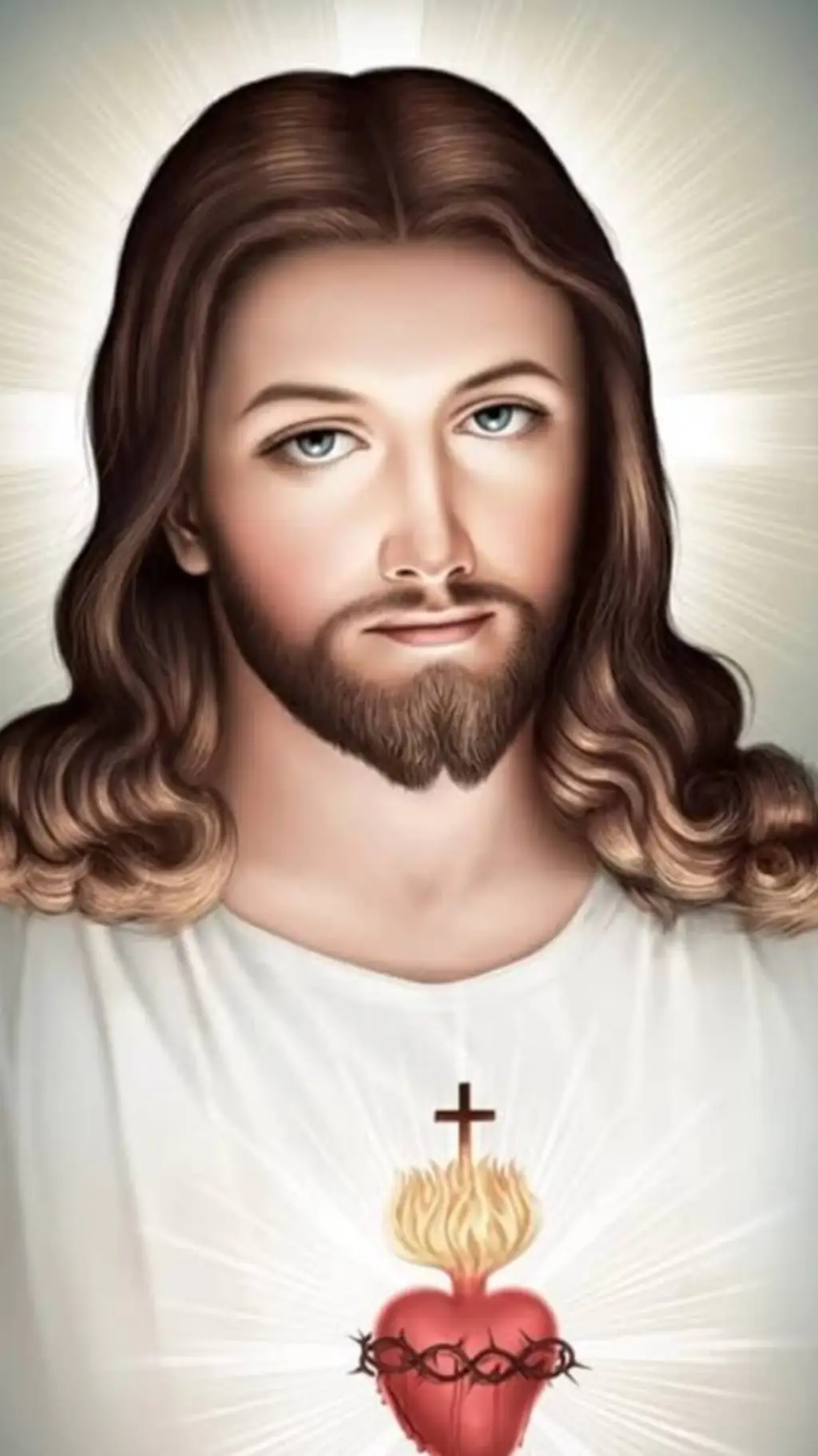 ai character: Jesus background