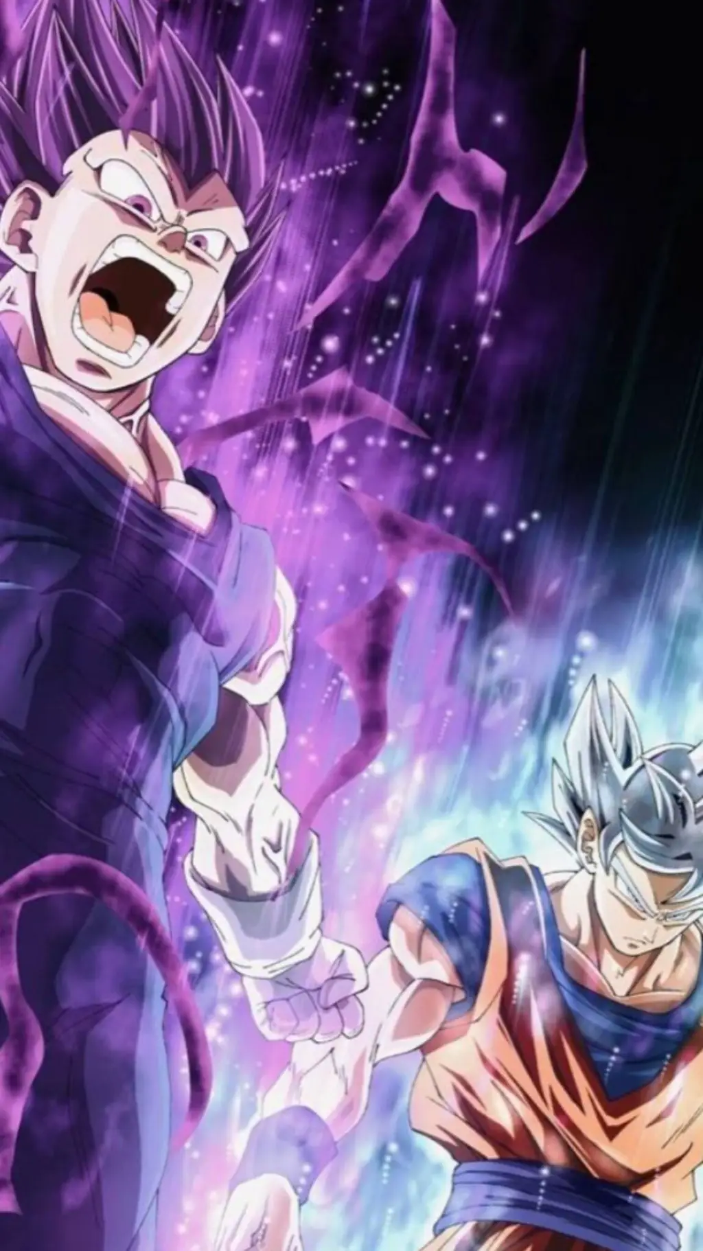 ai character: Goku and Vegeta  background