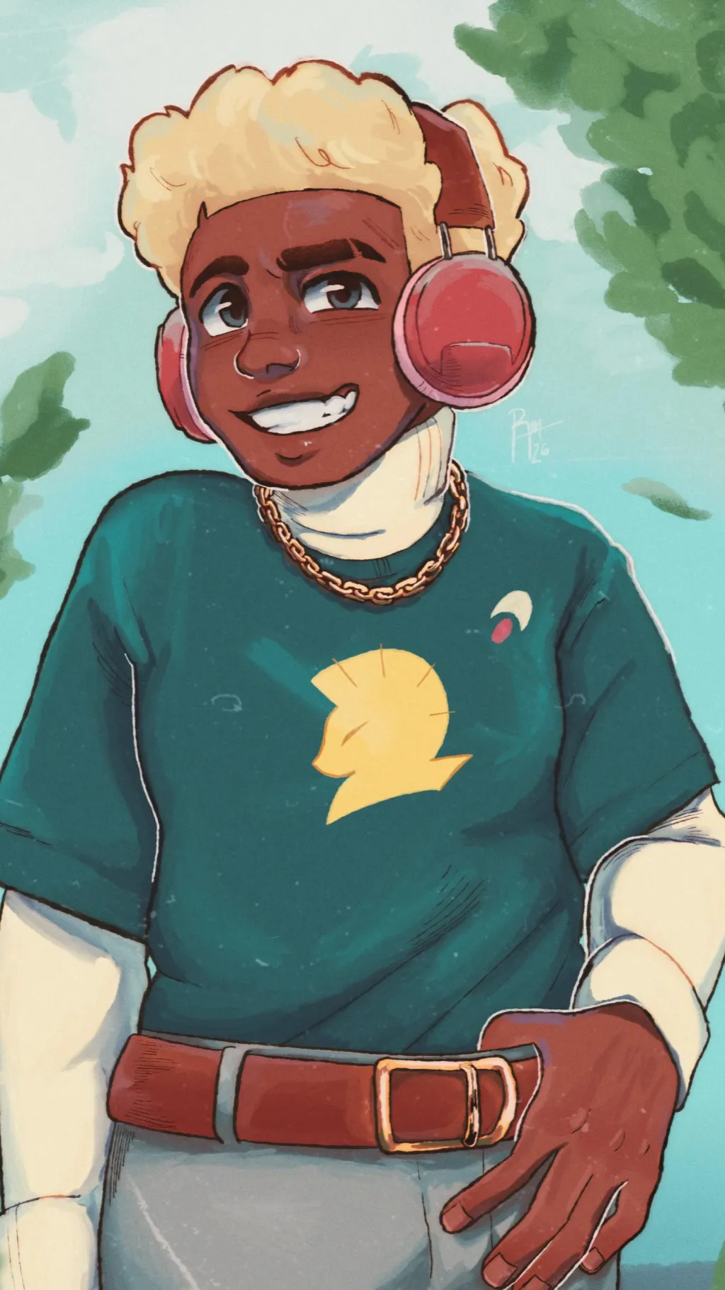 ai character: Kenny cotc! background