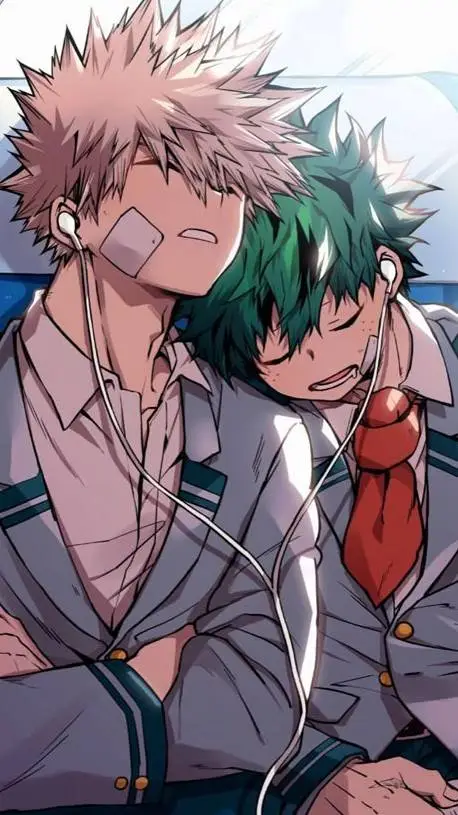 ai character: Bakugo x Deku~ background