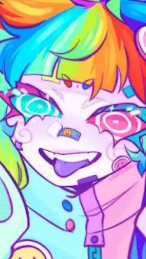 ai character: rainbow chris background