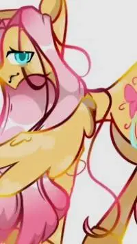 ai character: dragon fluttershy background
