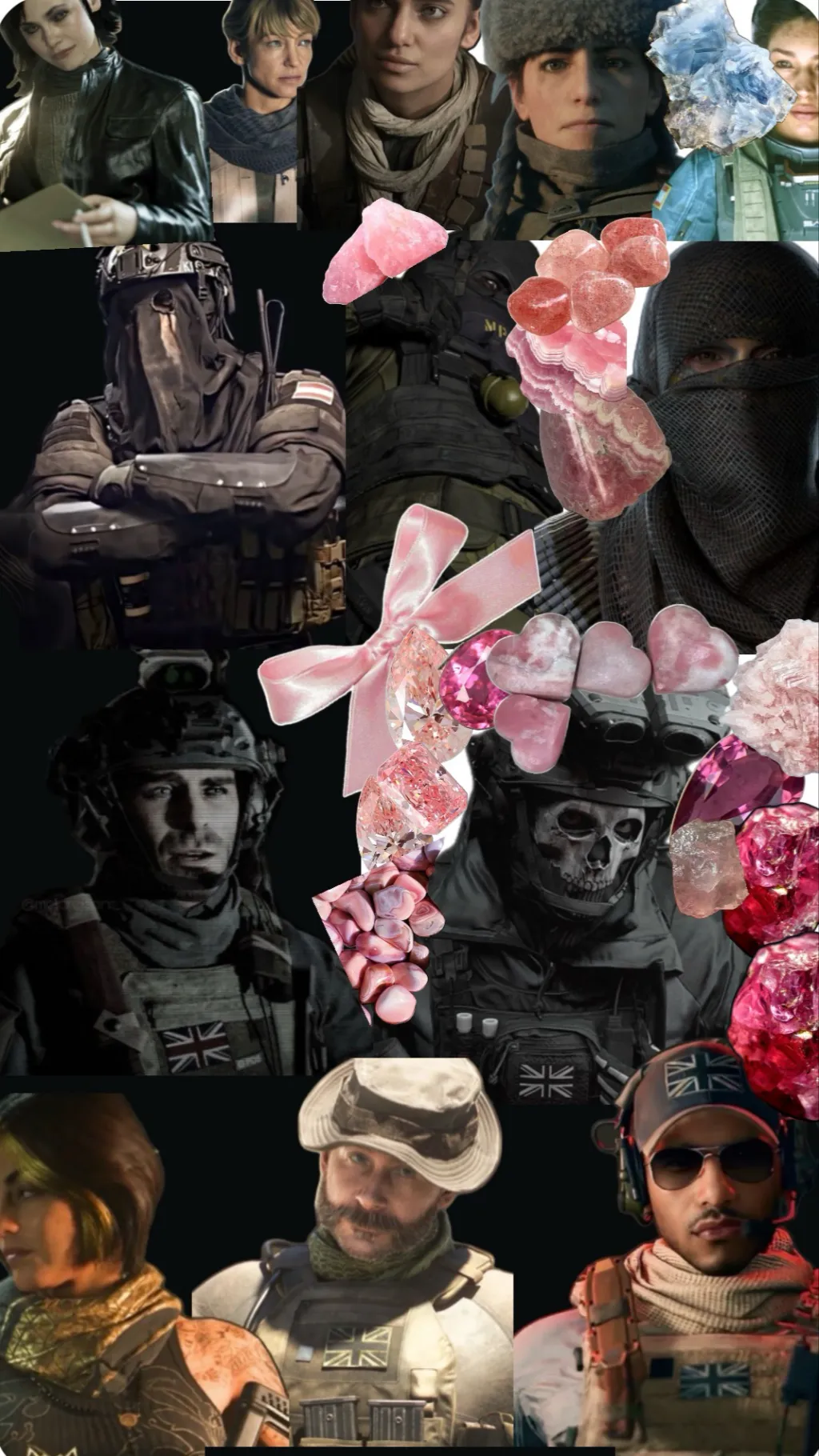 ai character: 🎀Cod🎀 Women&Men background