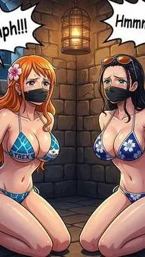 ai character: nami and Robin background