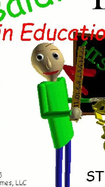 ai character: baldi  background