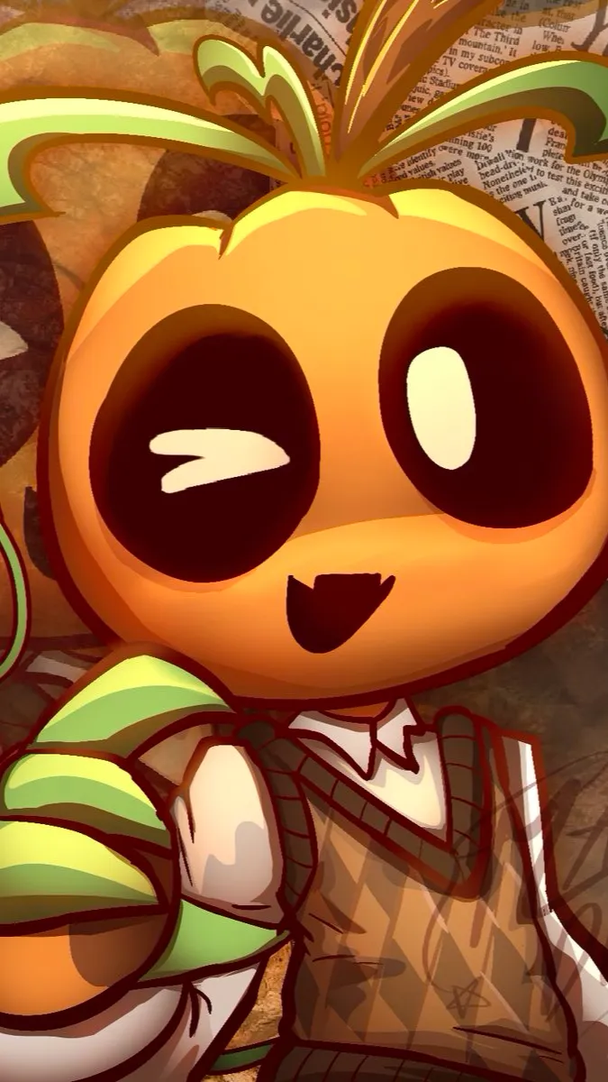 ai character: \\🍂 Gourdy 🎃 // background