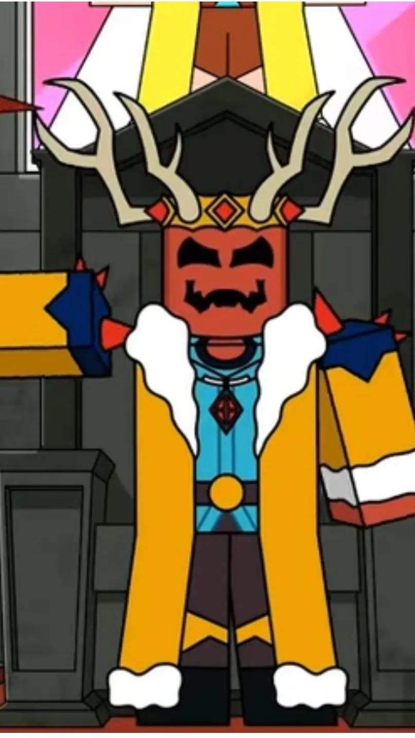 ai character: Fire king🔥 background