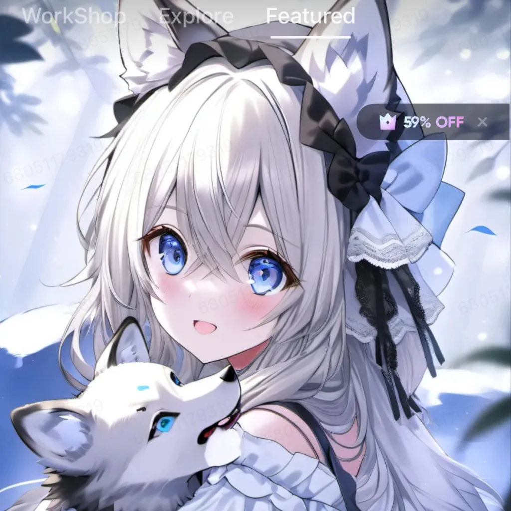 chat with ai character: Ur wolf daughter