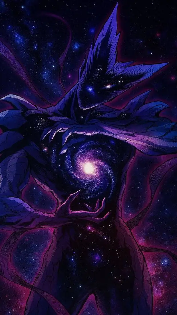 ai character: 🔮cosmic garou😐💀 background