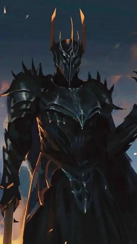 ai character: Sauron  background