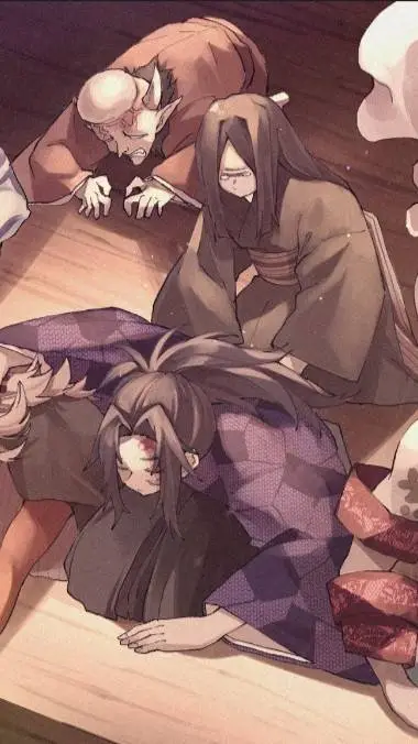 ai character: Kny upper moons background