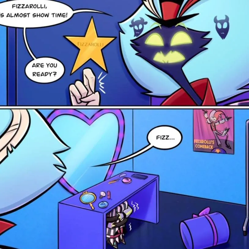 chat with ai character: fizzs first show