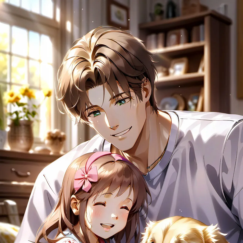 chat with ai character: Family newborn