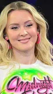 ai character: zara larsson  background