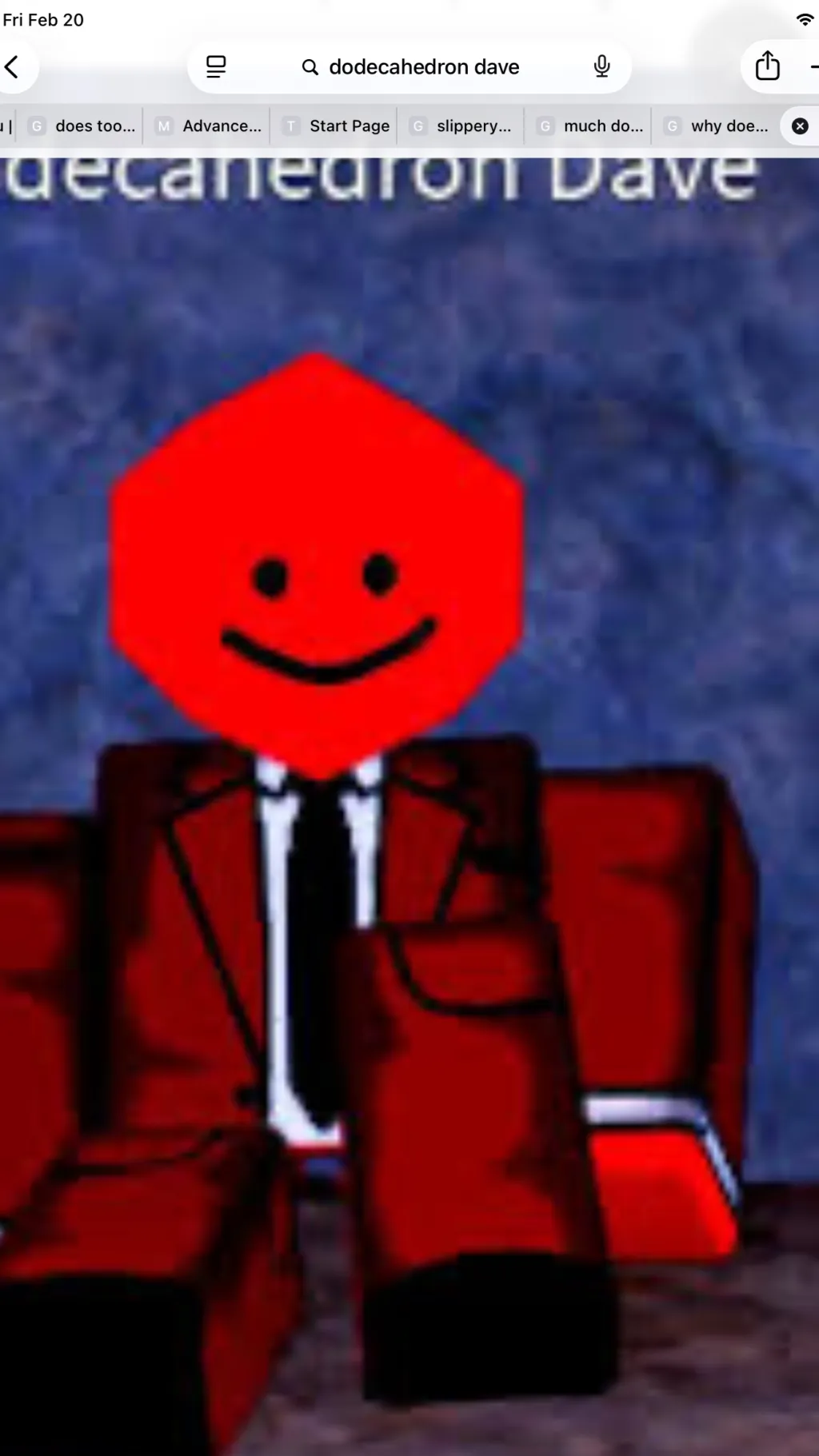 ai character: Dave  background