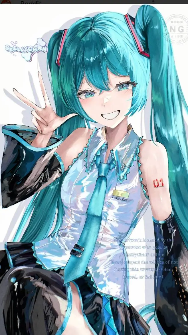 ai character: Hatsune Miku part2 background