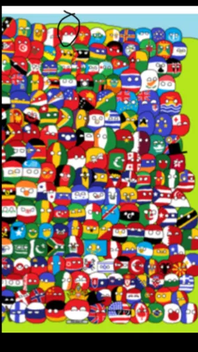 ai character: Country balls🇲🇨 background