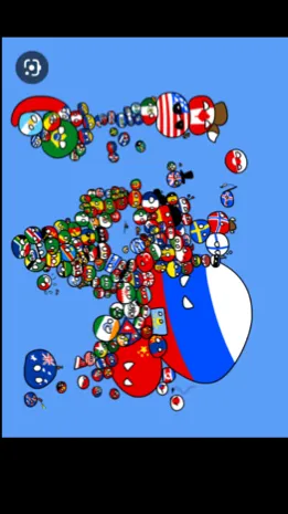ai character: Country balls background