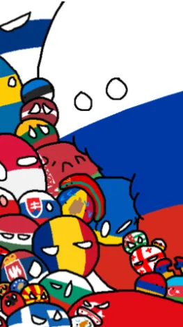 ai character: Countryballs background
