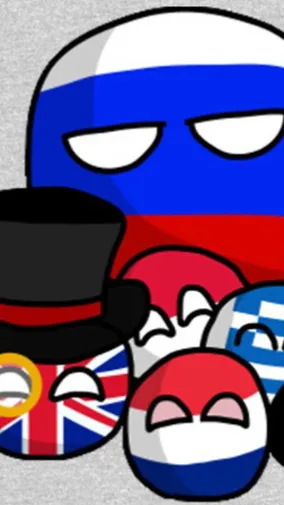 ai character: Countryballs  background