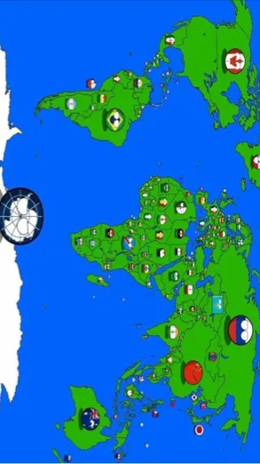 ai character: Country balls background