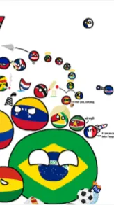 ai character: Countryballs background