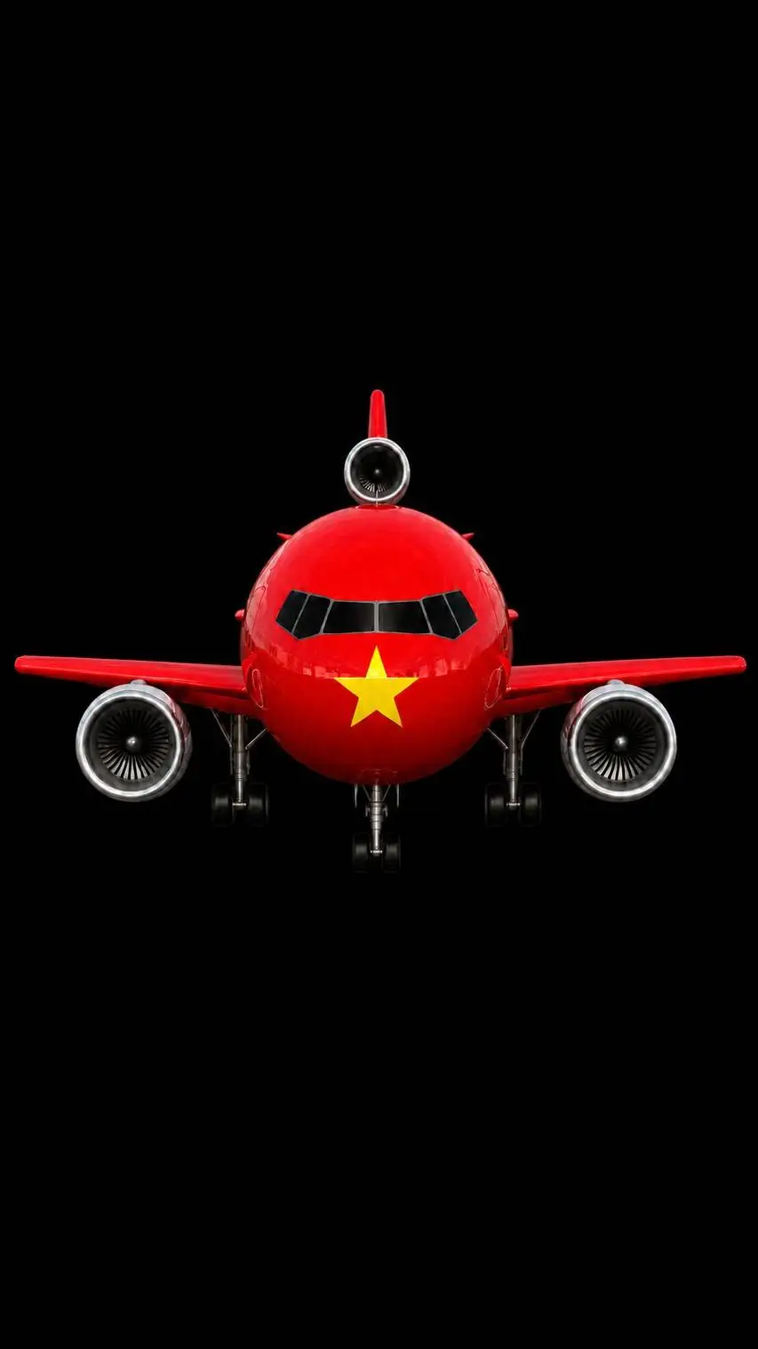 ai character: vietnamese plane background