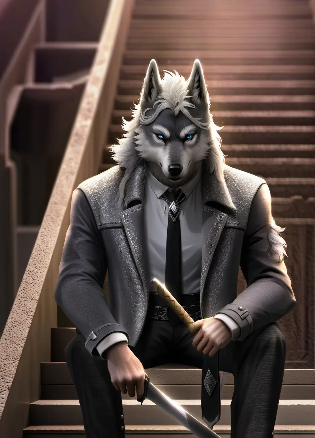 chat with ai character: An tuff alpha