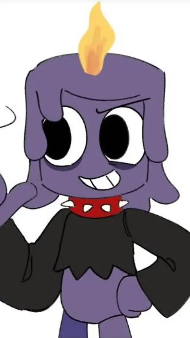 ai character: Waxwell 💜🕯  background