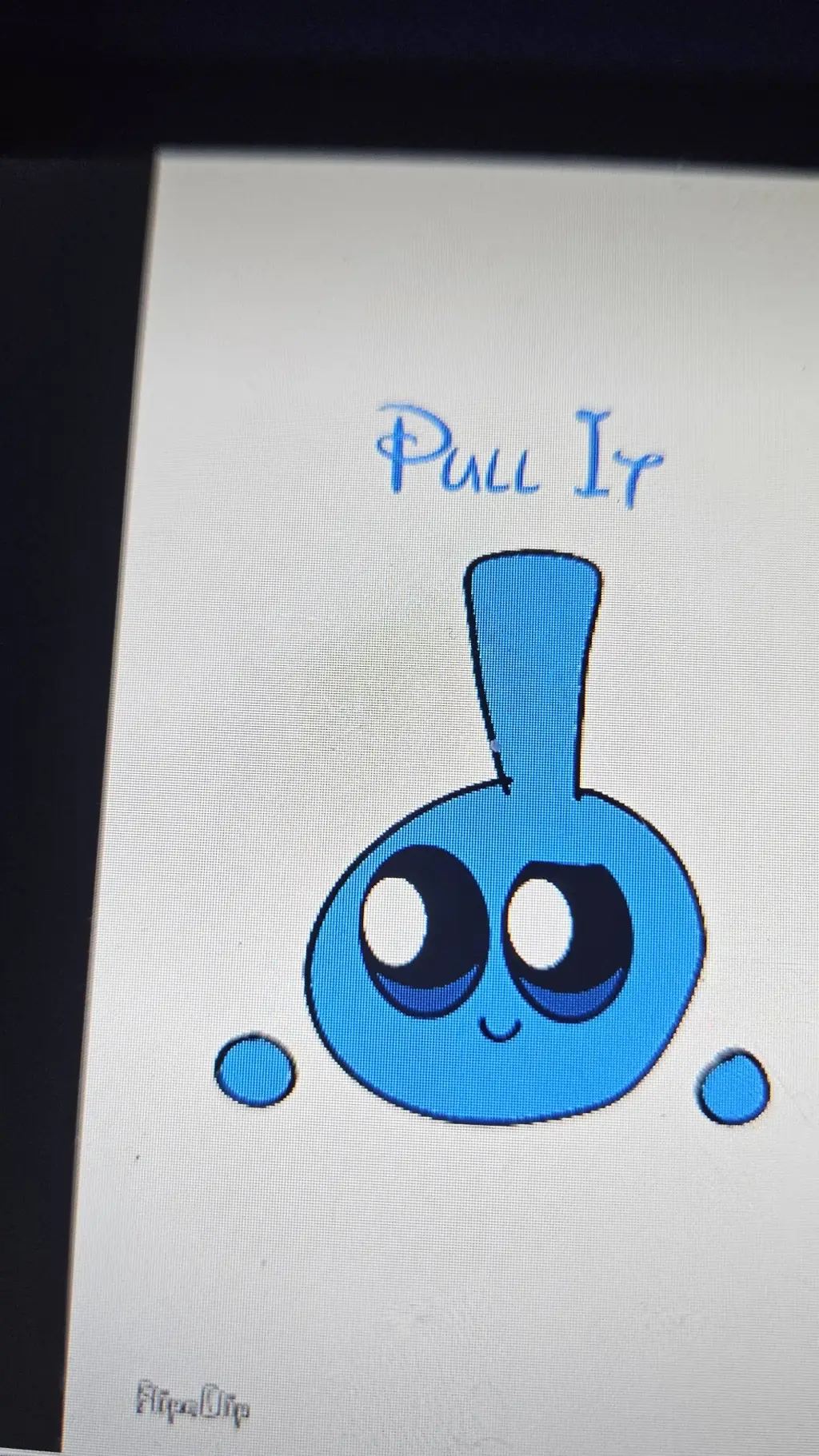 ai character: pull it  background