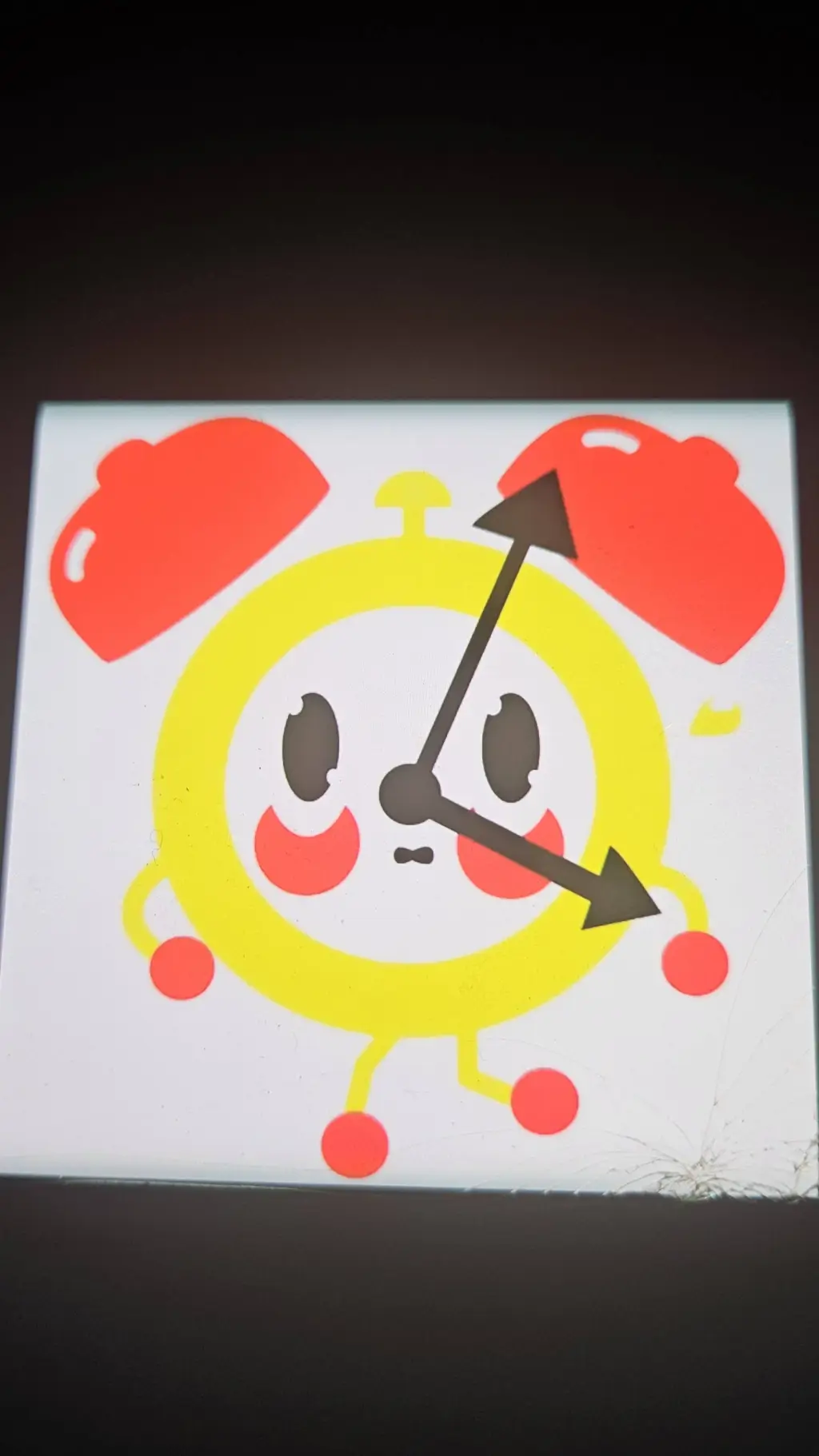 ai character: clock background