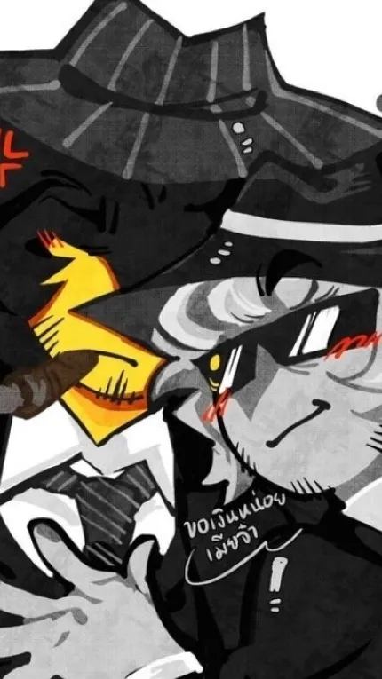 ai character: DoubleFedora  background