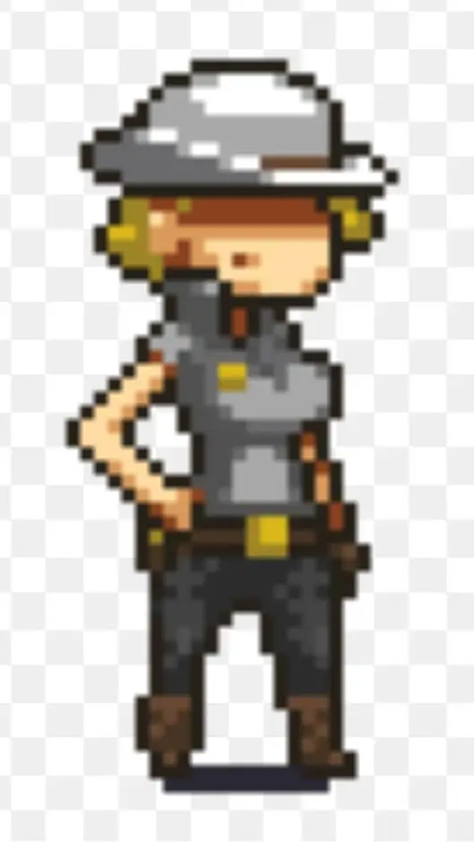 ai character: sheriff Charlotte  background