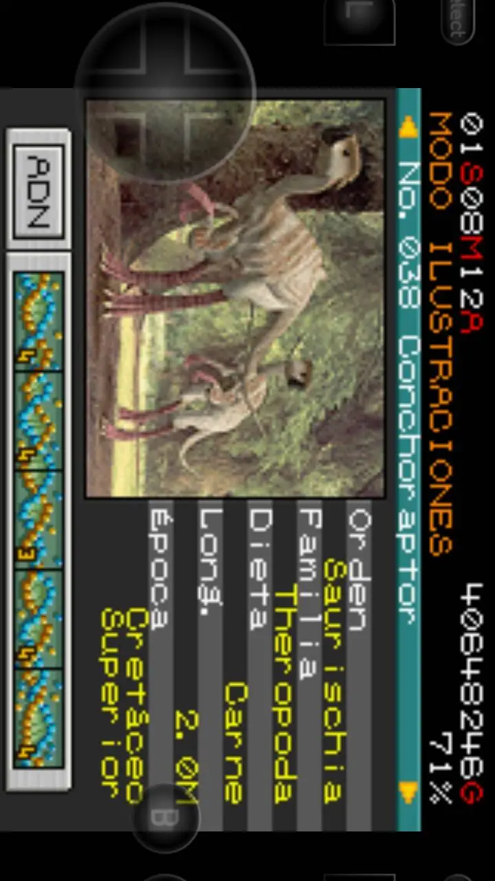 ai character: conchoraptor  background