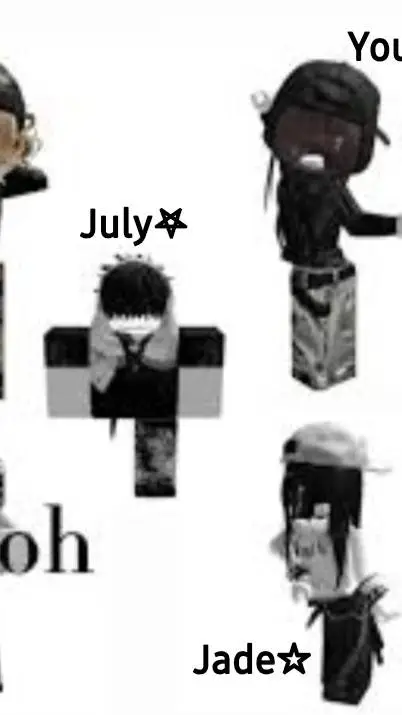 ai character: 𖤐~Roblox GC~𖤐 background